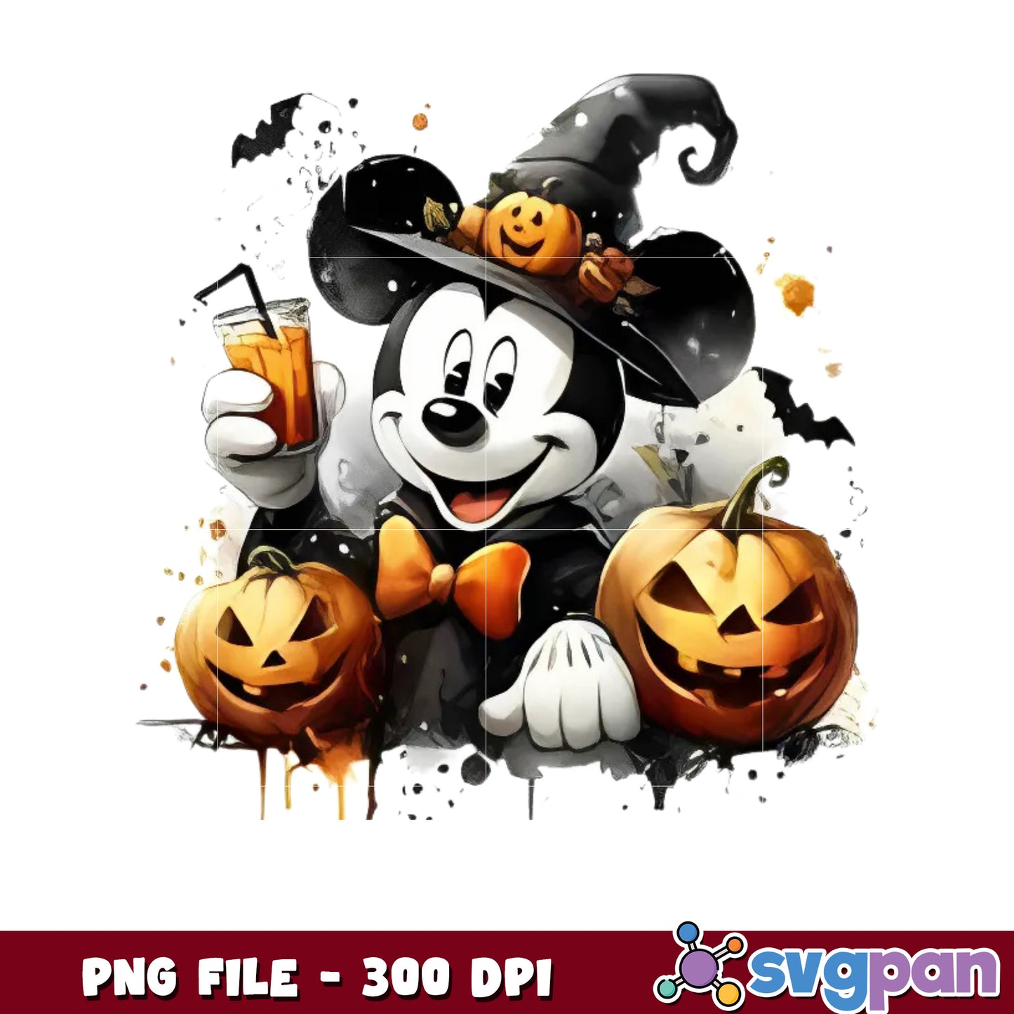 Mickey pumpkin png, time to halloween png, funny halloween png