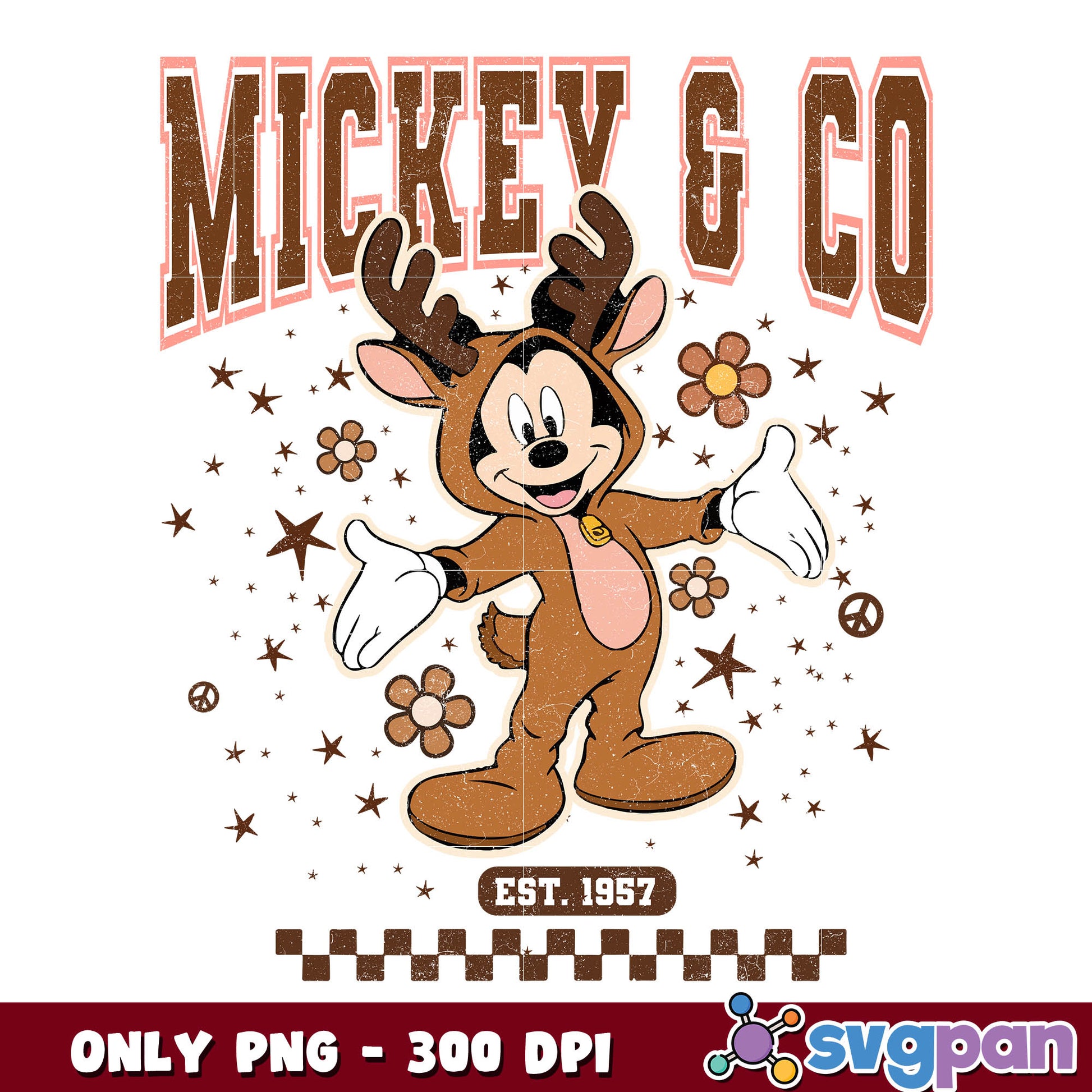 Mickey reineer chrismas png