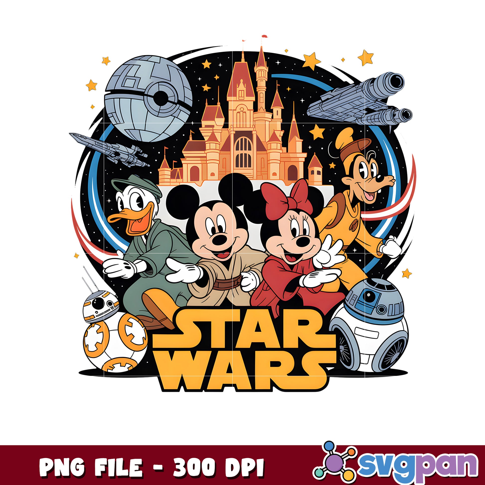 Mickey star wars png