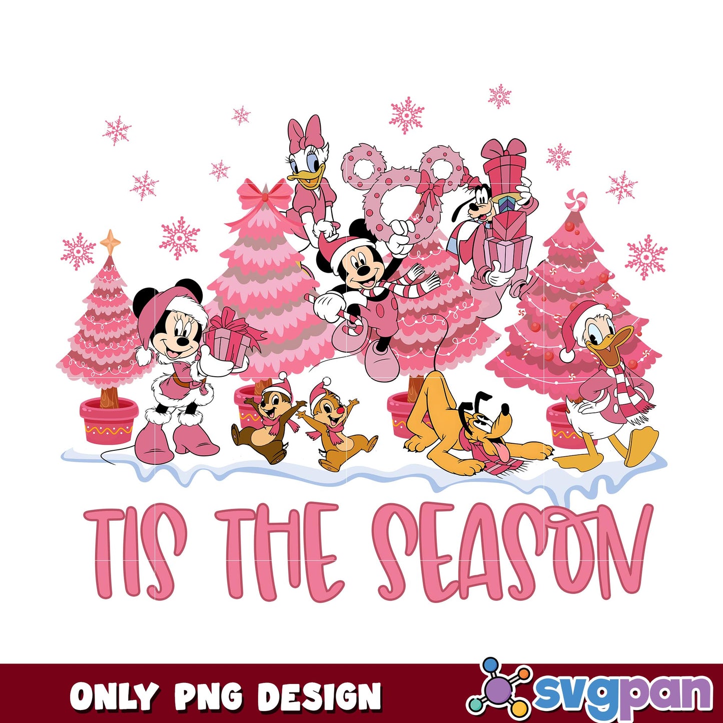 Mickey tis the season png