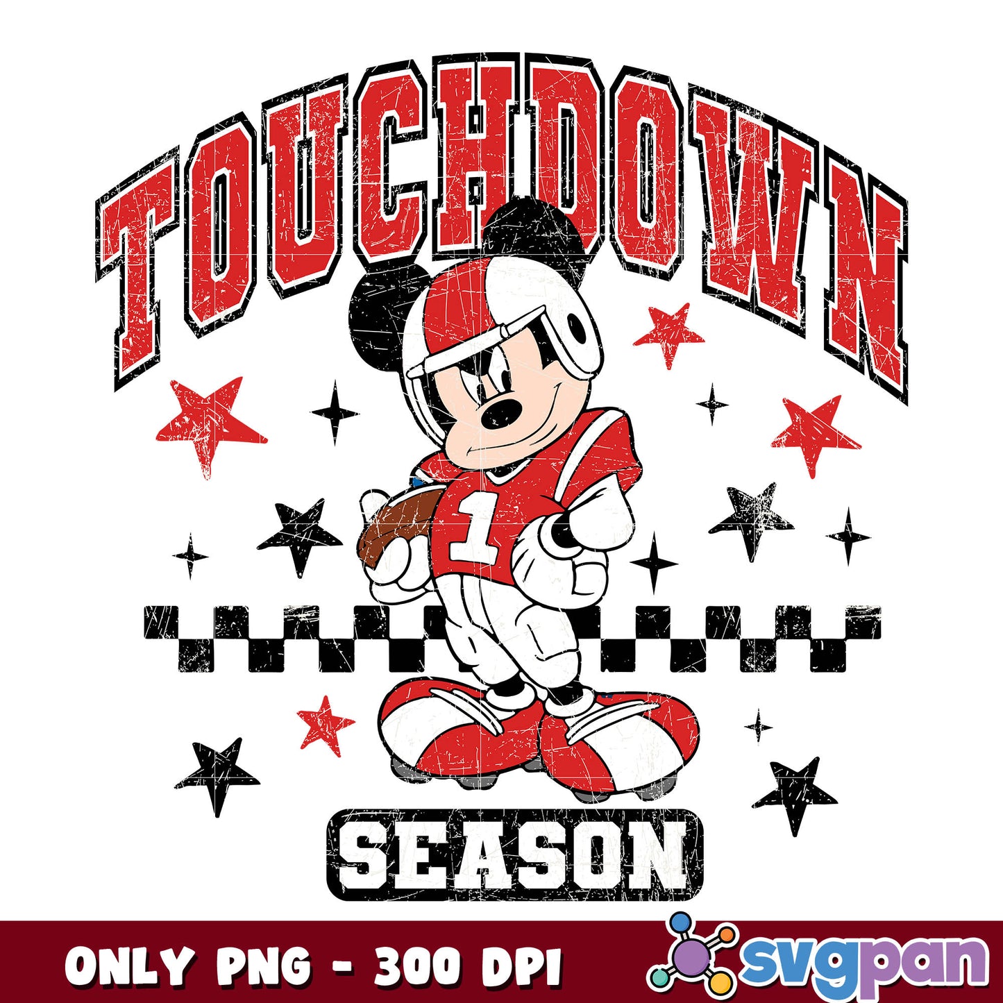 Mickey touchdown season png