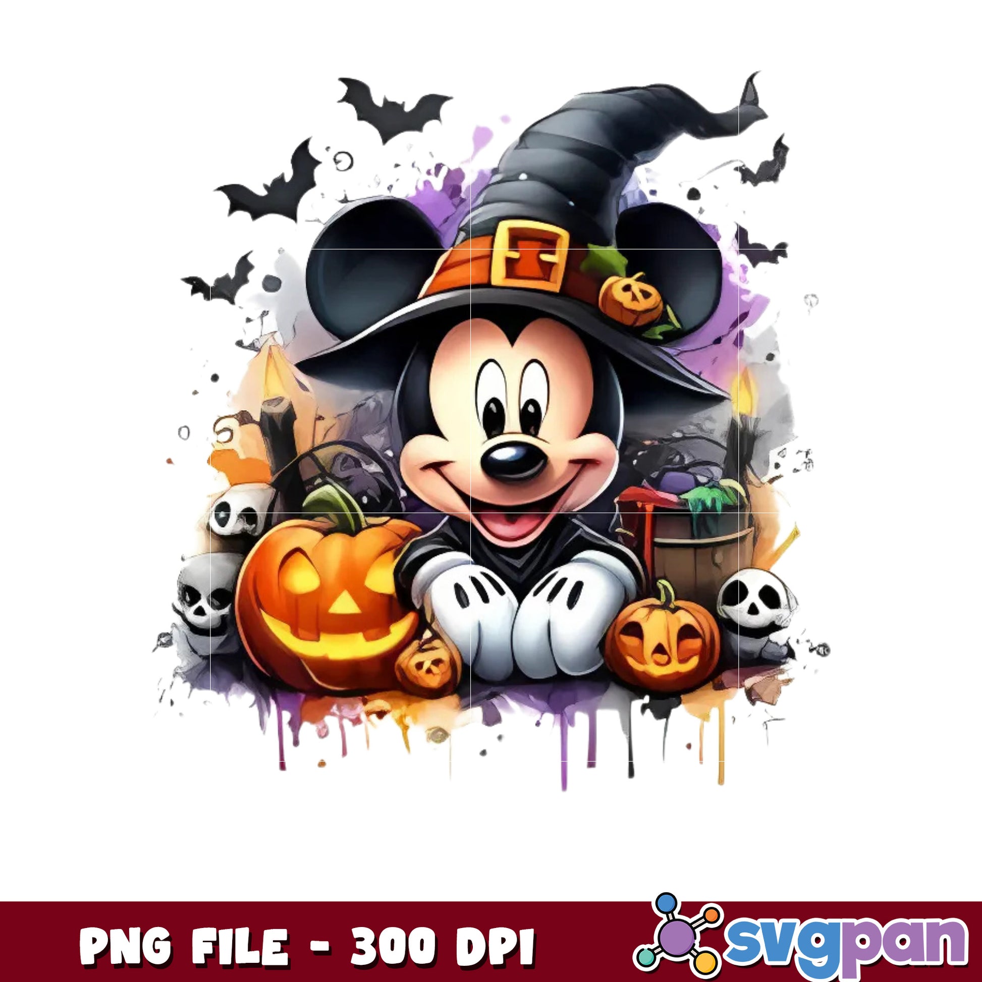 Mickey witch png, time to halloween png, funny halloween png