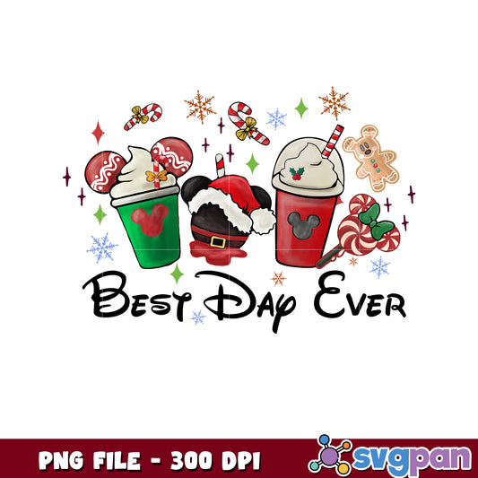Milkshake christams png, christmas costume png, christmas season​ png