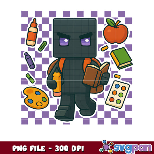 Minecraft enderman school png