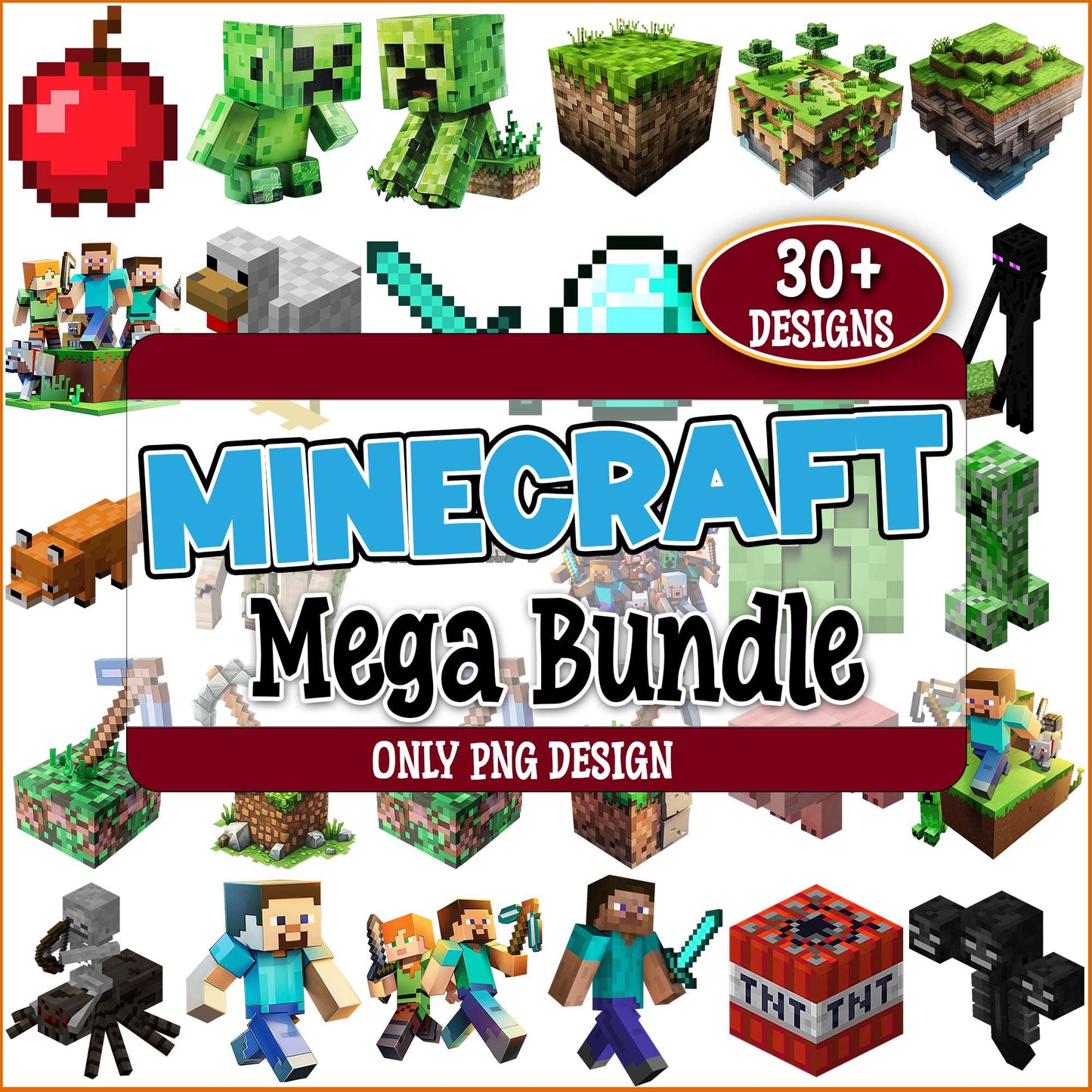 Minecraft png bundle