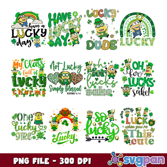 Minion St Patricks Day SVG Bundle