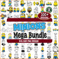 Minions logo svg bundle