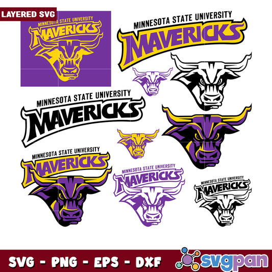 Minnesota State Mavericks SVG Bundle