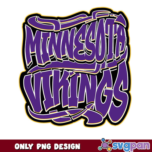 Minnesota Vikings PNG, NFL Football Team Clipart, Vikings PNG