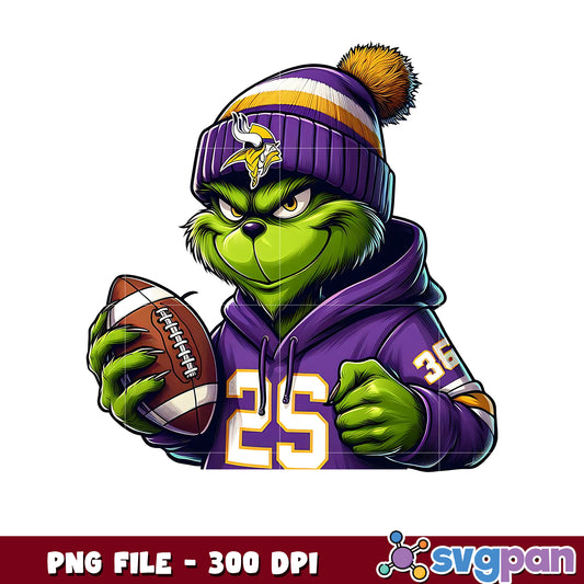 Minnesota vikings grinch png, nfl power rankings png, nfl plus png