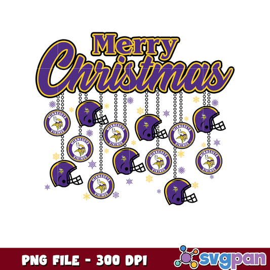 Minnesota vikings helmet merry christmas png, nfl games today​ png, nfl teams 2025 png
