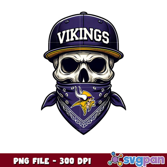 Minnesota vikings skull png, amrican football games​ png, nfl schedule​ png