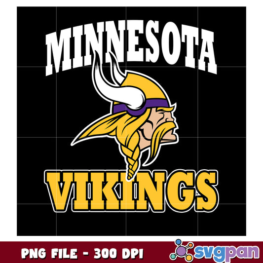 Minnesota vikings team logo design png, nfl png, american football championship png