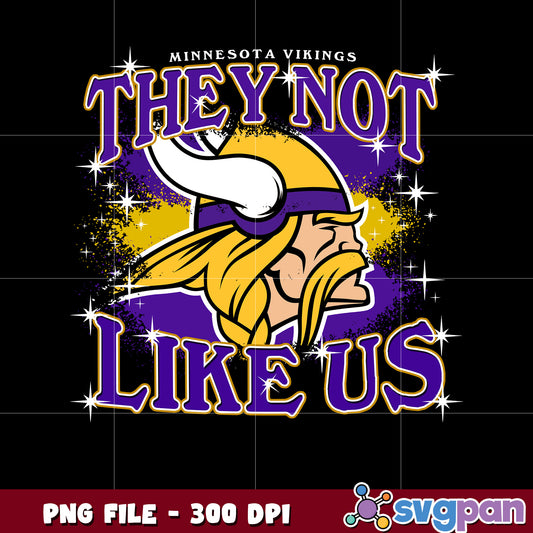 Minnesota vikings team logo they not like us png, nfl vikings png, nfl games png