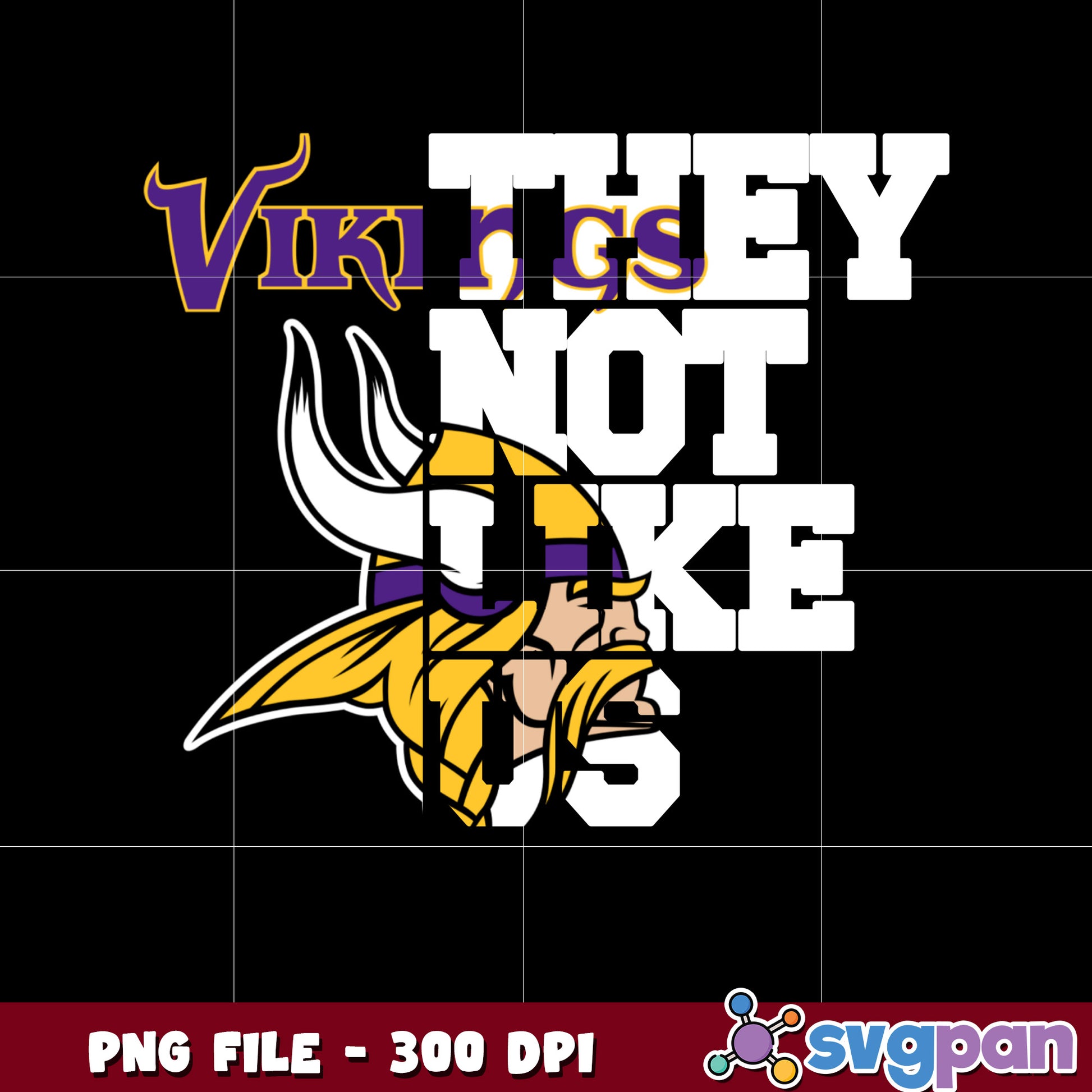 Minnesota vikings they not like us logo png, super bowl 2025 png, nfl teams helmet png