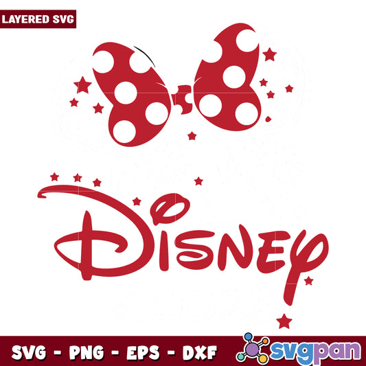 Minnie Bow Disney SVG Cut File