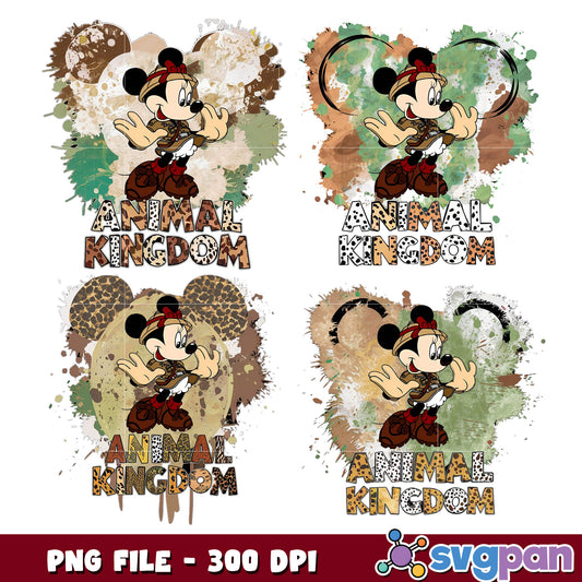 Minnie Mouse Animal Kingdom PNG Bundle
