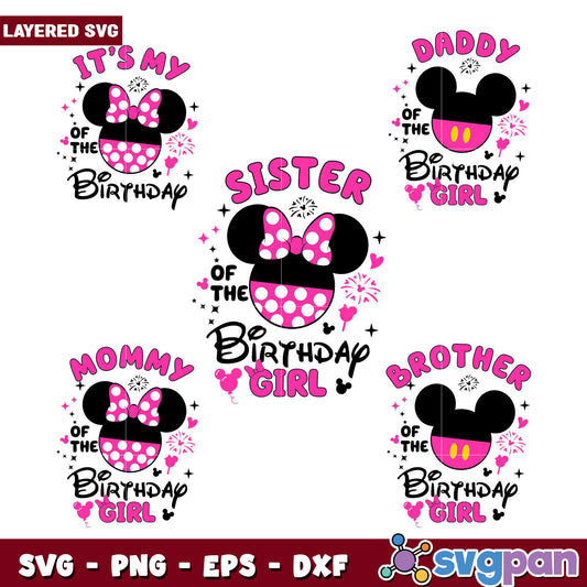 Minnie Mouse Birthday SVG Bundle