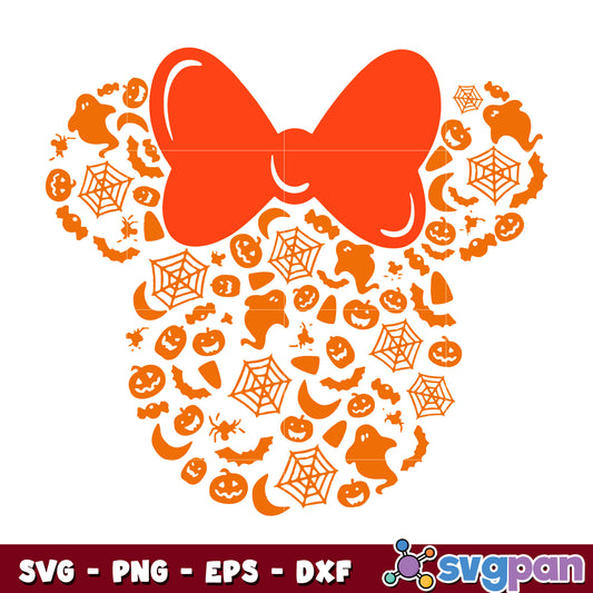 Minnie Mouse Halloween svg
