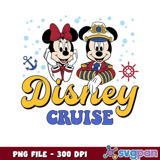 Minnie & Mickey Disney Cruise PNG