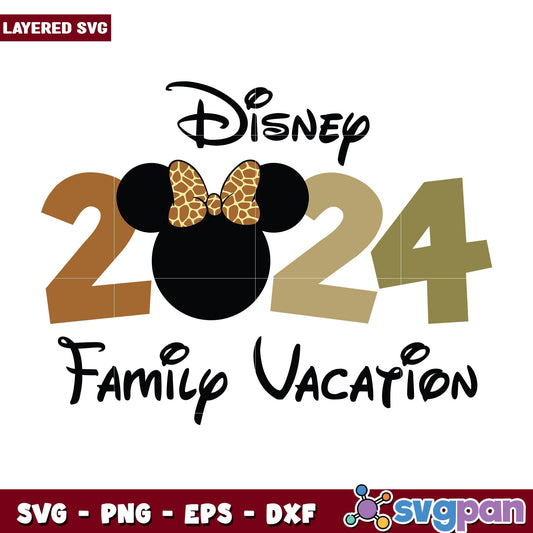 Minnie disney kingdom 2024 svg, Disney characters svg, Digital Download