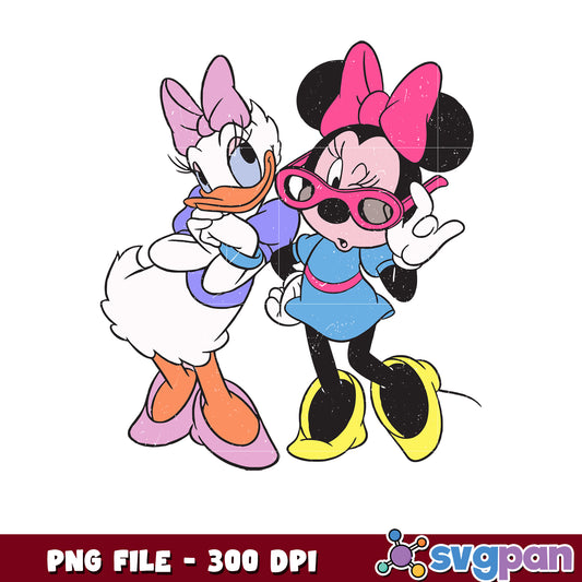 Minnie and daisy png, disney characters png, disney cartoon png