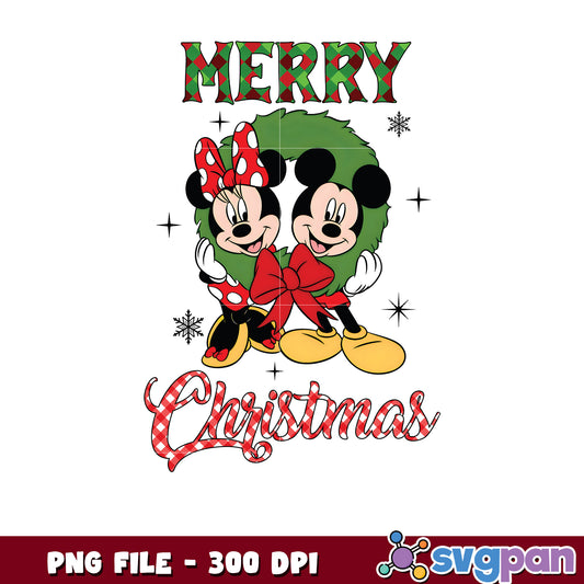 Minnie and mickey png, chistmas white png, winter png
