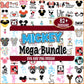 Minnie bar svg bundle