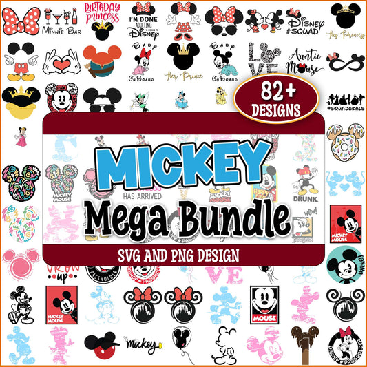 Minnie bar svg bundle