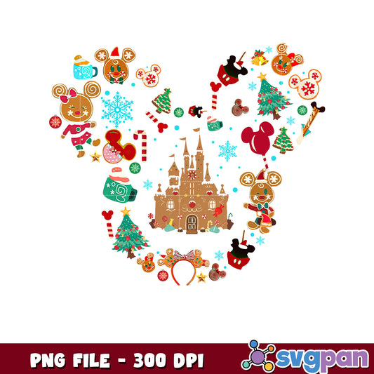 Minnie christmas png, christmas​ png, christmas stories​ png