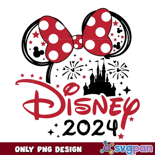 Minnie ears disney 2024 christmas png