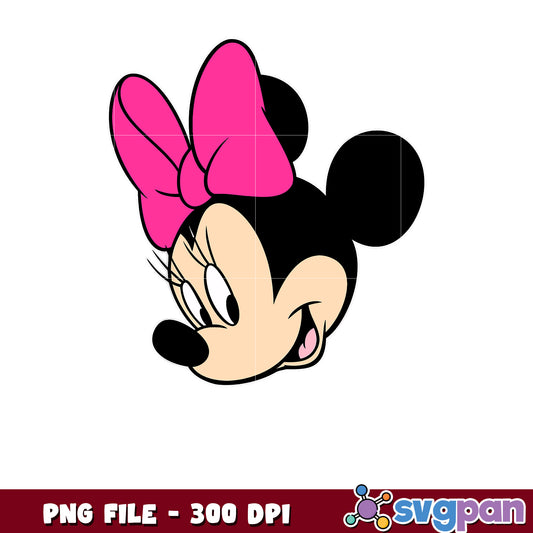 Minnie head design png, disney characters png, disney cartoon png