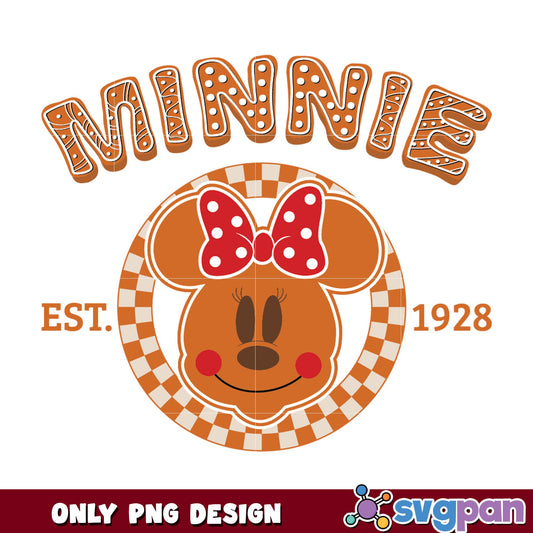 Minnie head est 1928 christmas png