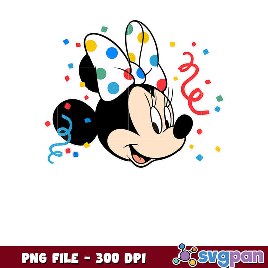 Minnie it's my birthday png, disney png, disney channel png