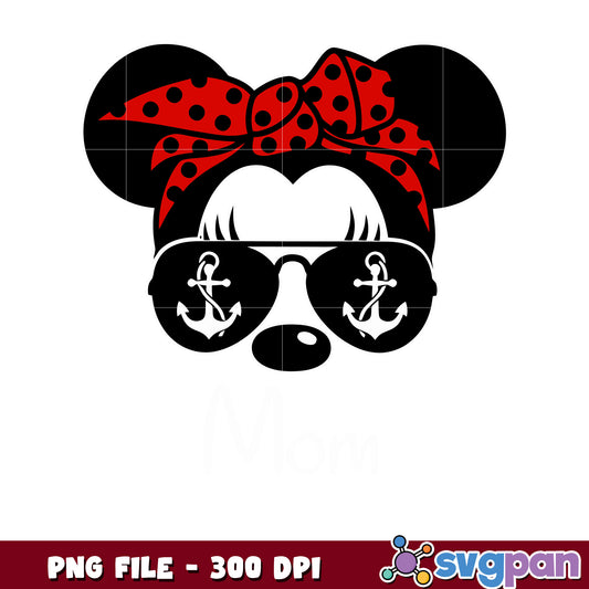 Minnie mom design png, mom minnie png, minnie mouse mom shirt png