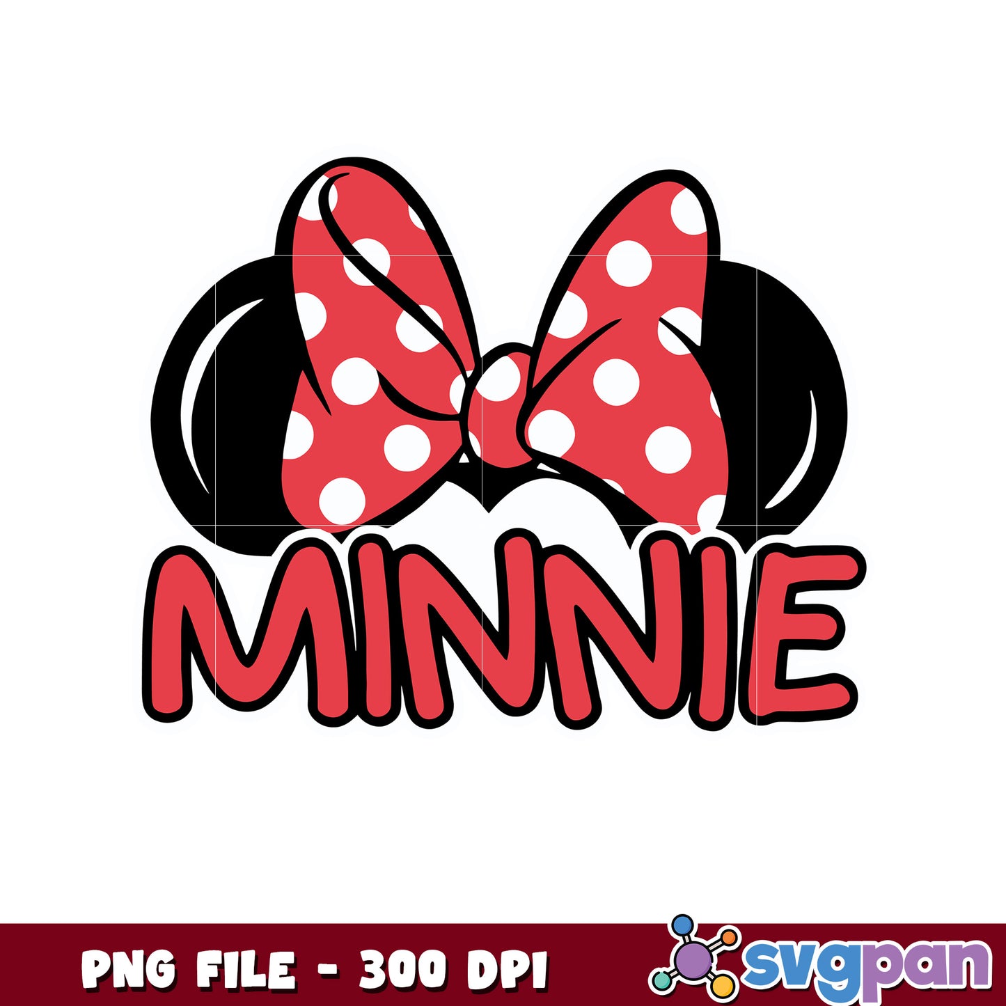 Minnie mouse bowtie png, disney png, disney channel png