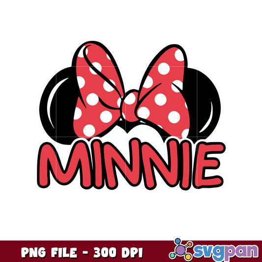 Minnie mouse bowtie png, disney png, disney channel png