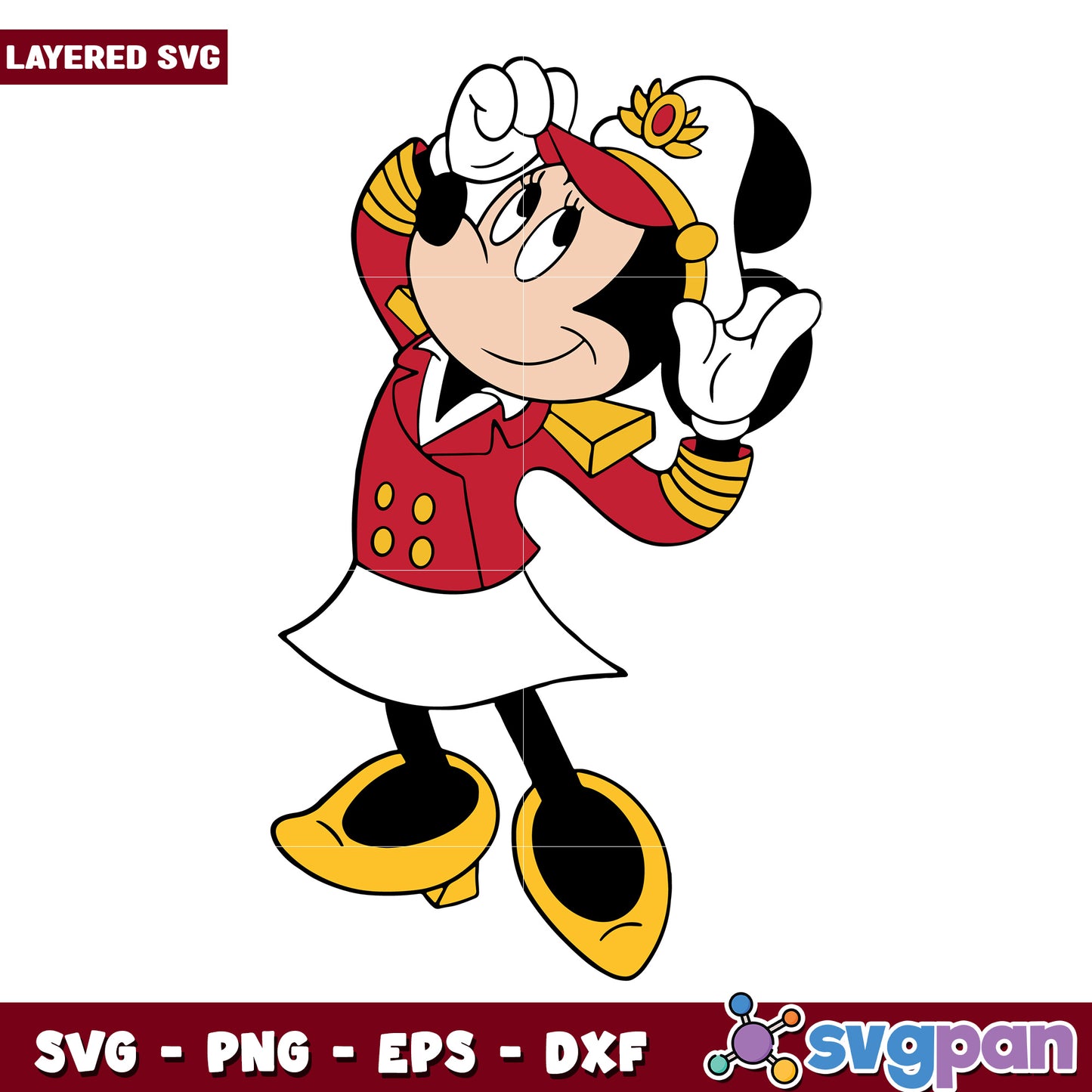 Minnie mouse cruise captain svg, mickey mouse svg, disney mickey mouse svg