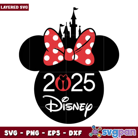 Minnie mouse disney png, disneyland png,  summer vacation png