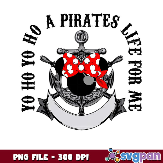 Minnie pirates png, pirate minnie png, minnie mouse pirate hat png