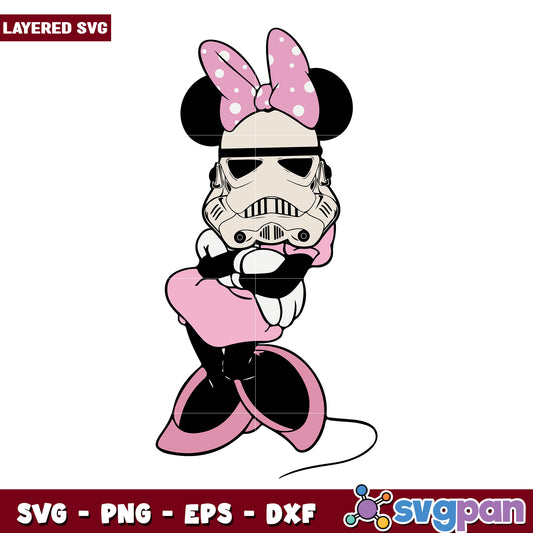 Minnie star wars png, mickey mouse characters png, disney pixar png
