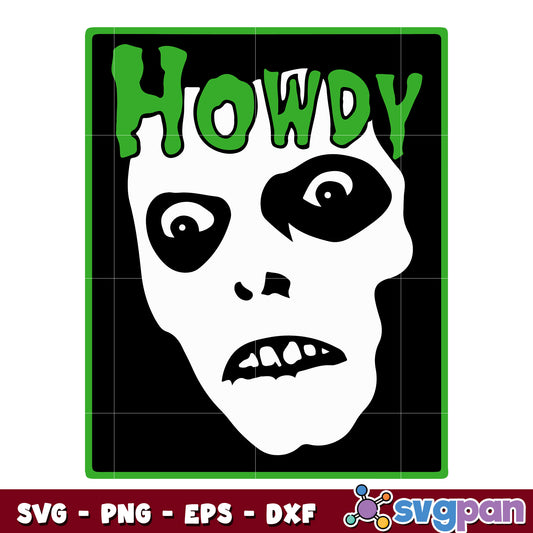Misfit Howdy Classic Halloween svg