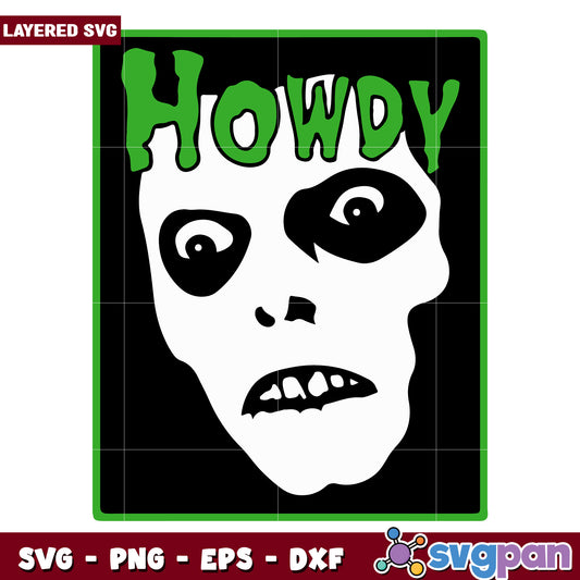 Misfit howdy classic halloween svg, halloween costumes svg, trick or treat svg