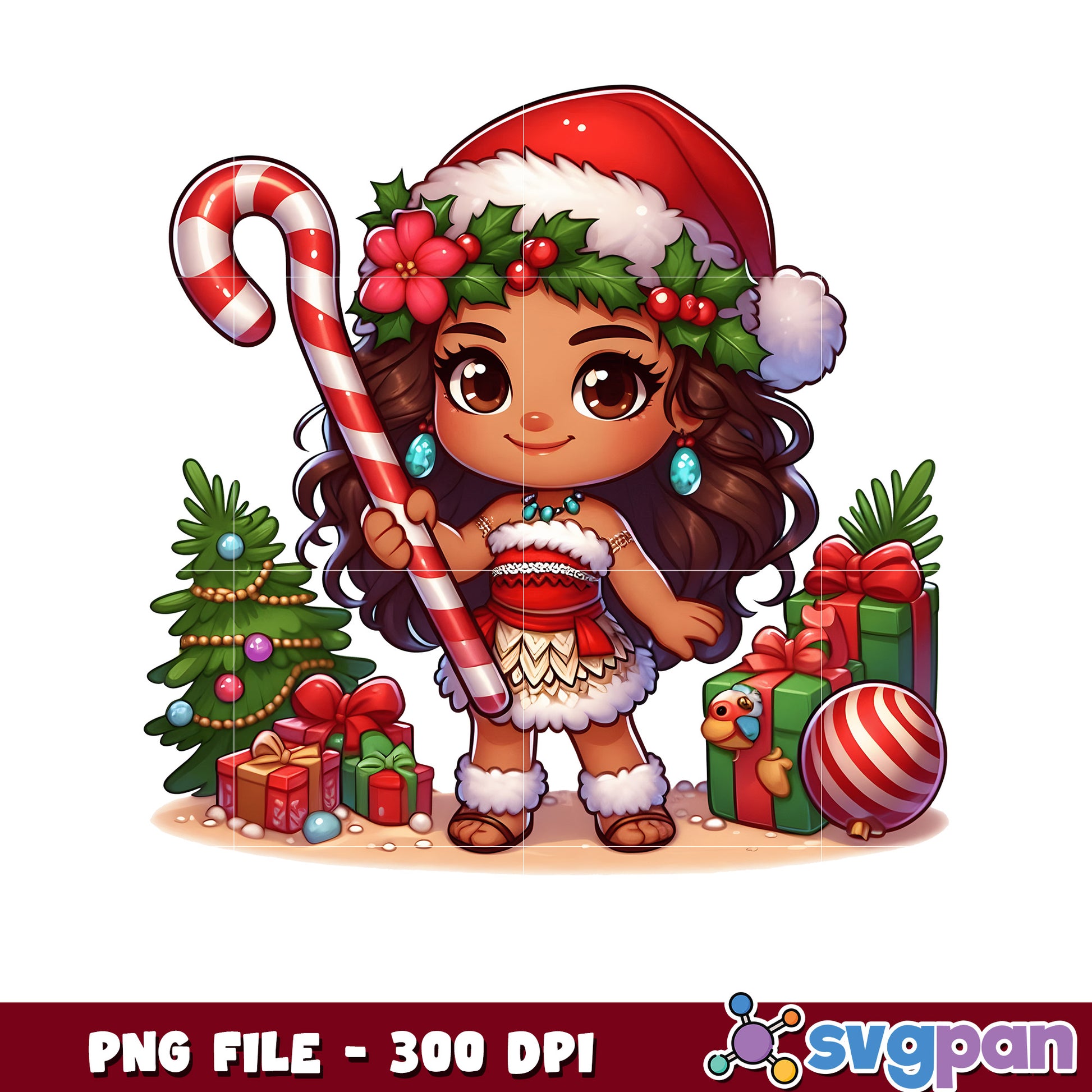 Moana christmas png, spirit christmas png, last christmas ​png