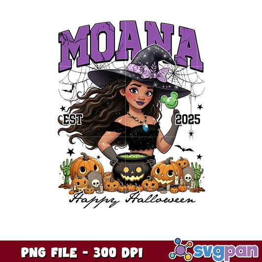 Moana happy halloween png, halloween princess png, halloween costumes png