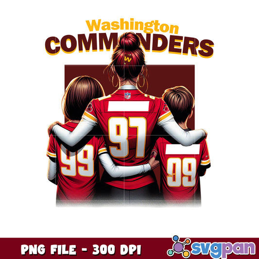 Mommy team washington commanders png, super bowl 2025 png, nfl american football png