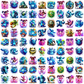 Monster png bundle, monsters inc png, disney characters png