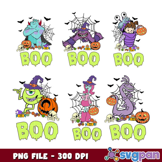 Monsters Inc Halloween Bundle PNG