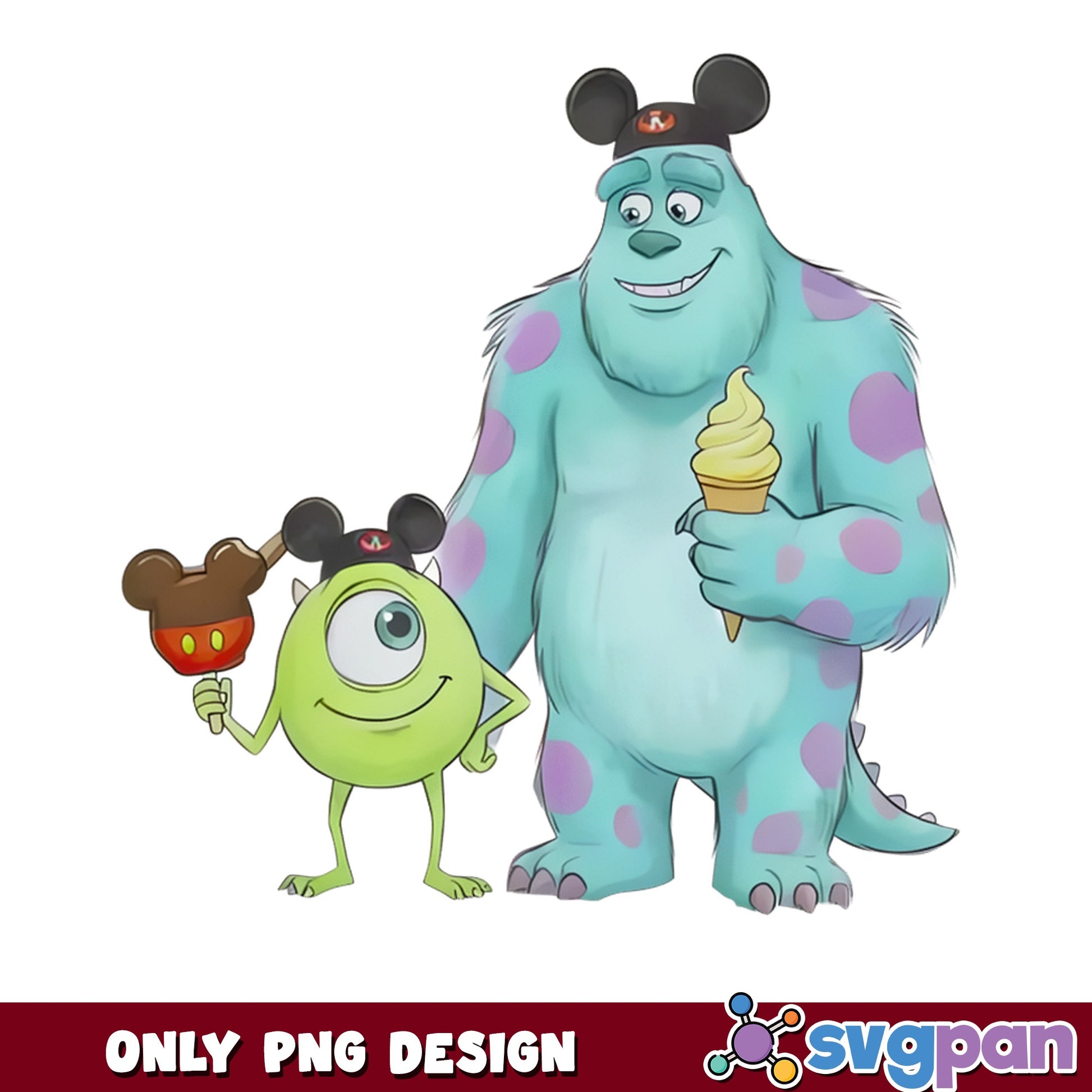 Monsters Inc Mike And Sulley Disney Trip PNG, Disney PNG