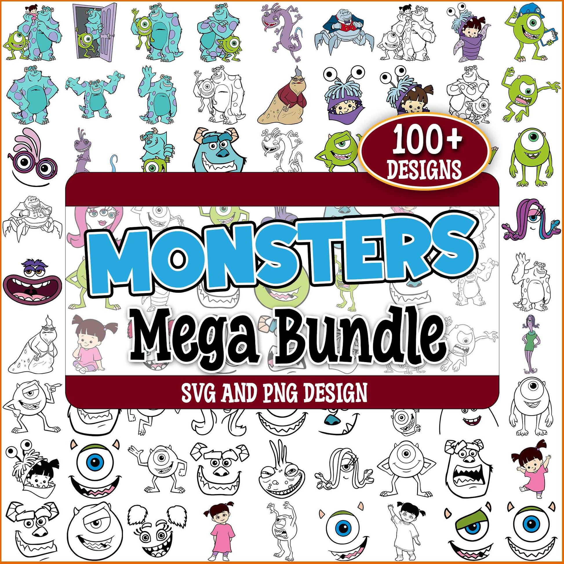 Monster set svg bundle